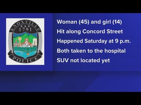 KPD: Woman, teen hospitalized after hit-and-run Saturday night near UT campus