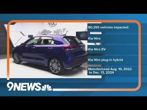 Kia recalls more than 80,000 vehicles due to improper air bag deployment, damaged wiring