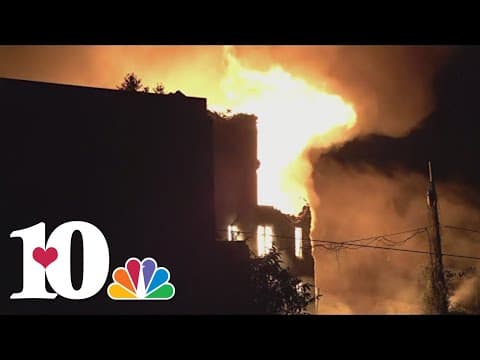 KFD crews on scene of 'heavy fire' at a century-old building on Knoxville College campus