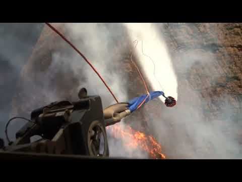 Army National Guard provides water bucket support as Maui wildfires rage