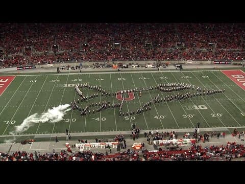 Halftime Show: Ohio State Marching Band's Top Gun tribute
