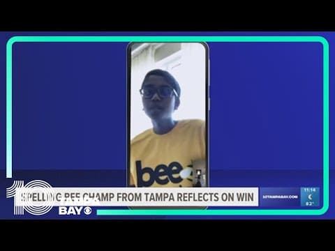 Scripps National Spelling Bee champ from Tampa shares secret to success