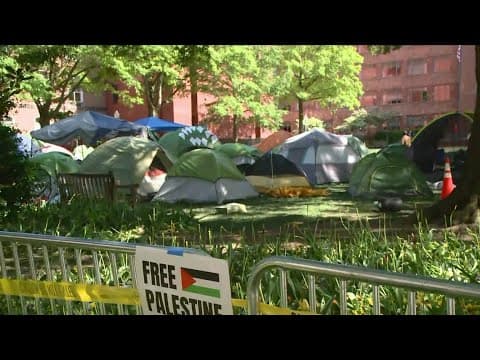 Pro-Palestine protest continues on George Washington University campus