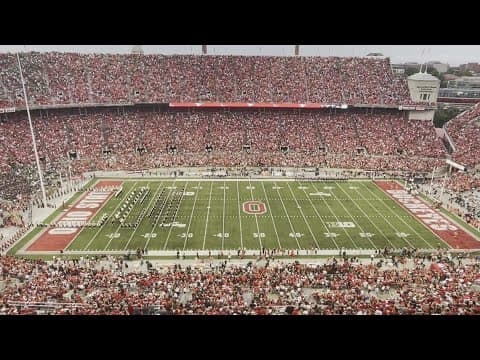 Ohio State Marching Band enters the 'Shoe | Ohio State-Notre Dame