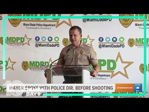 Miami-Dade mayor says she spoke with police director hours before he shot himself