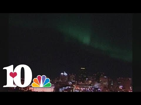 Nov. 9, 2004: Northern Lights appear in Nashville night sky during major geomagnetic storm