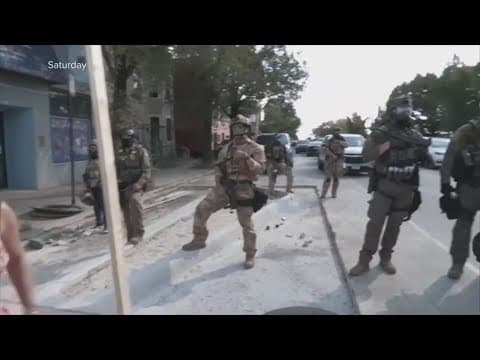 Tensions rise in Chicago after officers fired at a woman who allegedly rammed her car into officers