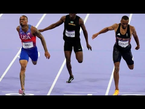 Quincy Hall's thriller in 400-meters to win gold for USA