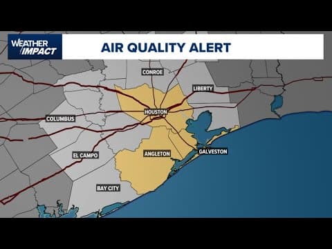 Air Quality Alert issued for Harris, Brazoria, and Galveston counties | What you need to know