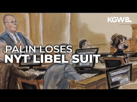 Federal judge rules against Sarah Palin's libel lawsuit against The New York Times