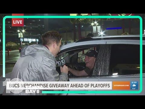 Bucs giving away merch ahead of Eagles Wild Card playoff game
