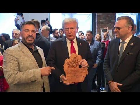 Former President Donald Trump speaks in Dearborn, Michigan (11.1.24)
