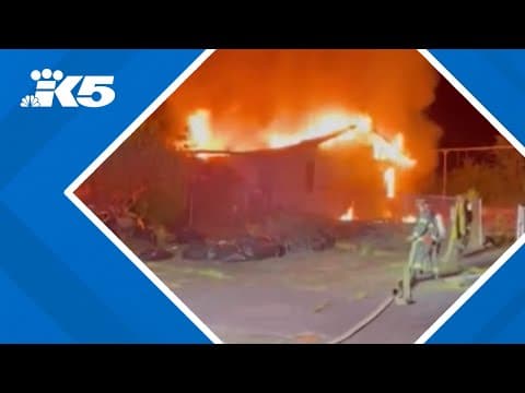 BREAKING: Abandoned house fire in Kent