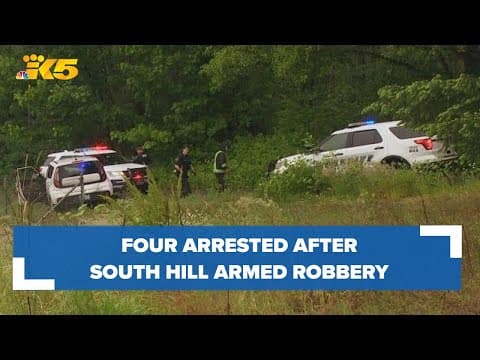 4 arrested after South Hill 7-Eleven armed robbery, police pursuit