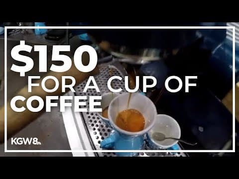 Portland coffee shop sells $150 cup of coffee