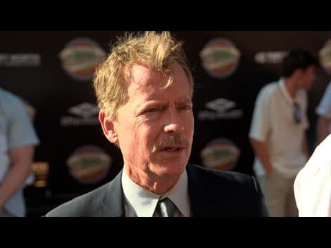 Actor Greg Kinnear interviewed on the red carpet at 'You Gotta Believe' premiere