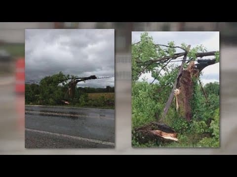 Governor DeWine tours storm damage in Ohio from remnants of Hurricane Helene