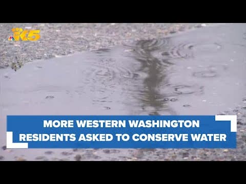 Over 1 million western Washington residents still asked to conserve water