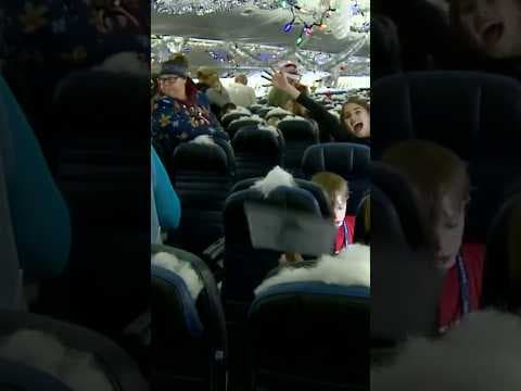 United Airlines flight takes kids from Denver to the North Pole
