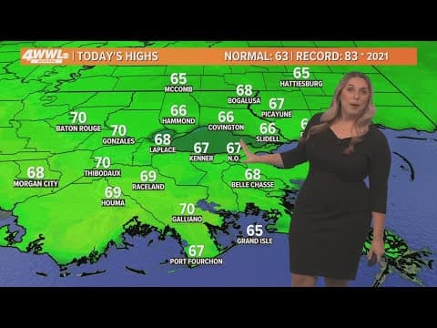 Weather: Dry New Year's Eve, few light showers New Year's Day