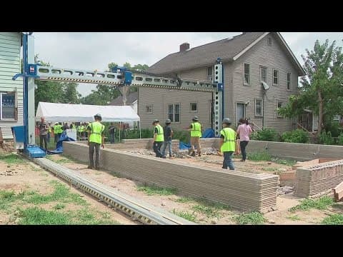 First 3D printed home underway in Columbus