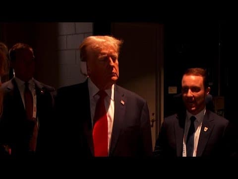 Donald Trump seen backstage with ear bandaged at 2024 RNC