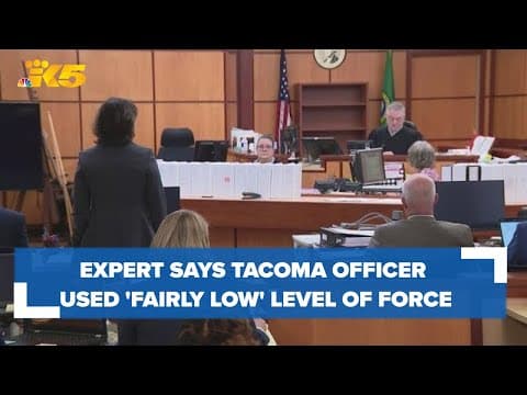 Tacoma officer used 'fairly low' level of force against Manuel Ellis, expert testifies