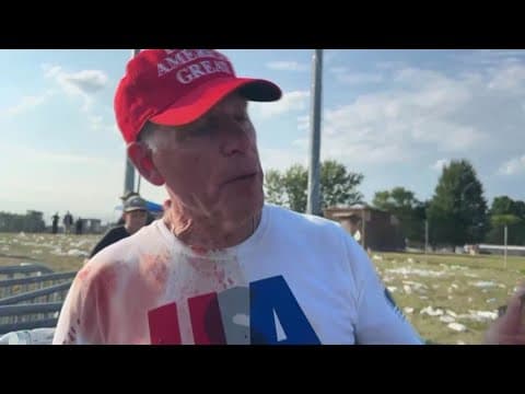 Doctor attending Trump campaign rally tries to save man with CPR before he died