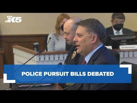 Police chase bills debated