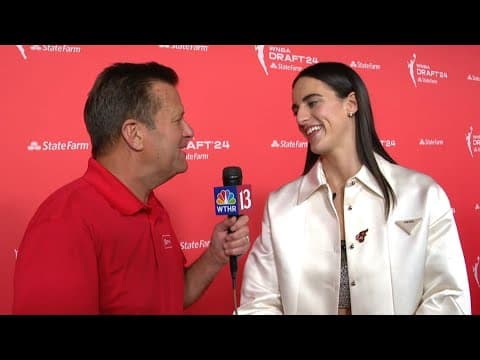 Dave Calabro interviews Indiana Fever No. 1 draft pick Caitlin Clark