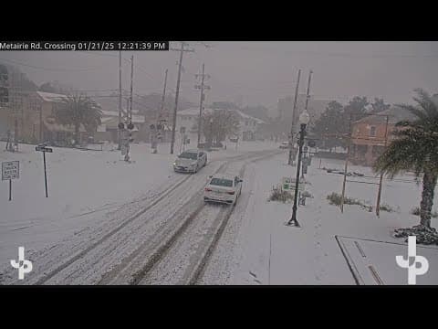 Jefferson Parish Sheriff Joe Lopinto gives updates on road conditions, safety