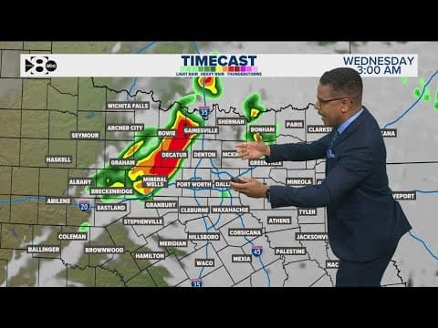 DFW Weather: Severe storms possible overnight tonight