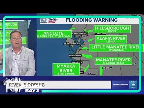 Rivers still pose flooding threat across Tampa Bay area