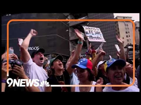 Thousands gather in Venezuela in support of opposition leaders after contested election