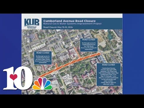 Part of Cumberland Avenue to close for several days