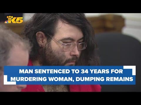 Man sentenced to 34 years in prison for murdering woman whose remains were found near UW campus