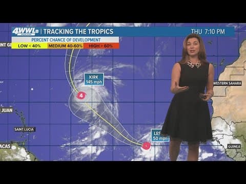 Thursday 10PM Tropical Update: Low pressure system could increase rain chances