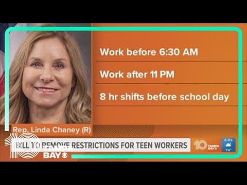 Florida Republican introduces bill weakening child labor laws