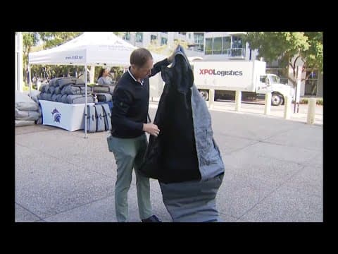 Lucky Duck Foundation hands out sleeping bag coats