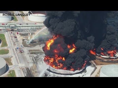 Latest coverage of massive chemical fire near New Orleans