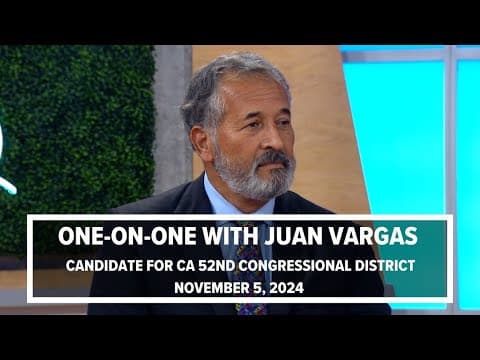 Juan Vargas | Candidate for CA 52nd Congressional District (full interview)