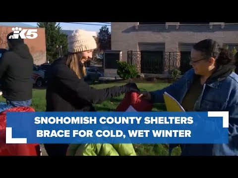 Snohomish County shelters brace for a cold, wet winter