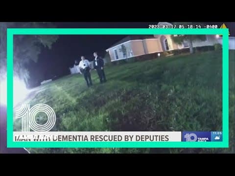 Hillsborough deputies rescue 92-year-old man with dementia