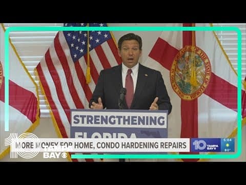 DeSantis signs bill helping home, condo owners prepare for hurricanes