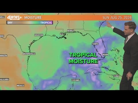 Thursday 5 AM Tropical Update: Quiet, but watching tropical moisture in the Gulf next week