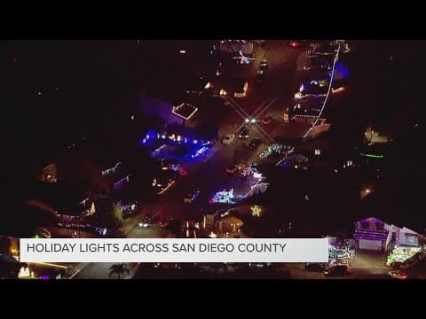 Holiday lights across San Diego | Santee