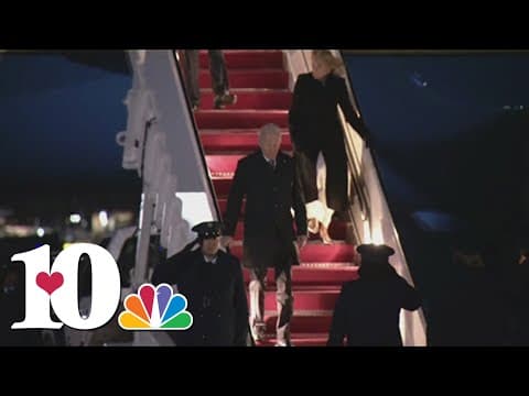 Biden heads back to the White House after visiting New Orleans, Los Angeles