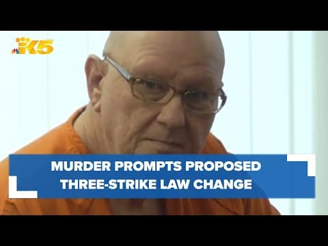 Teen’s murder case prompts proposed change to Washington's three-strikes law