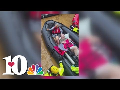 Woman recalls her husband's rescue from Unicoi Hospital roof during Helene