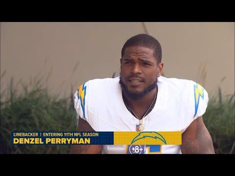 Denzel Perryman, Linebacker | In-depth interview from LA Chargers 2025 training camp